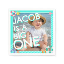 Summer Sky Blue Boys 1. Geburtstag