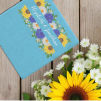 Summer Sky Blue Floral Wedding