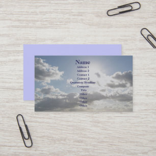Summer Sky IBSP Business Cards Visitenkarte