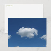 Summer Sky Postkarte (Vorne/Hinten)