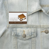 Summer Sleepaway Camp Counselor S'mores Smores Namensschild (Beispiel)