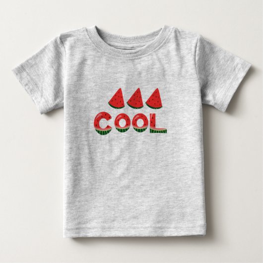 Summer Slides Watermelon Baby T-shirt (Vorderseite)