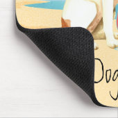 Summer Smooth Fox Terrier Mousepad (Ecke)