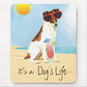 Summer Smooth Fox Terrier Mousepad