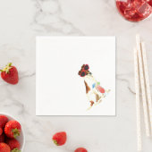 Summer Smooth Fox Terrier Serviette (Beispiel)