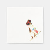 Summer Smooth Fox Terrier Serviette (Vorderseite)