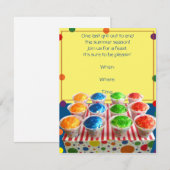 Summer Snowcone Party Einladung (Vorne/Hinten)