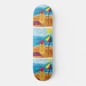 Summer Snowman - Kids Art für CHOC Skateboard (Vorderseite)