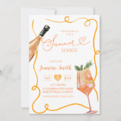 Summer Soiree Cocktail Party Einladung (Vorderseite)