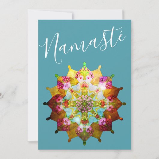 Summer Sol Mandala Einladung (Rückseite)