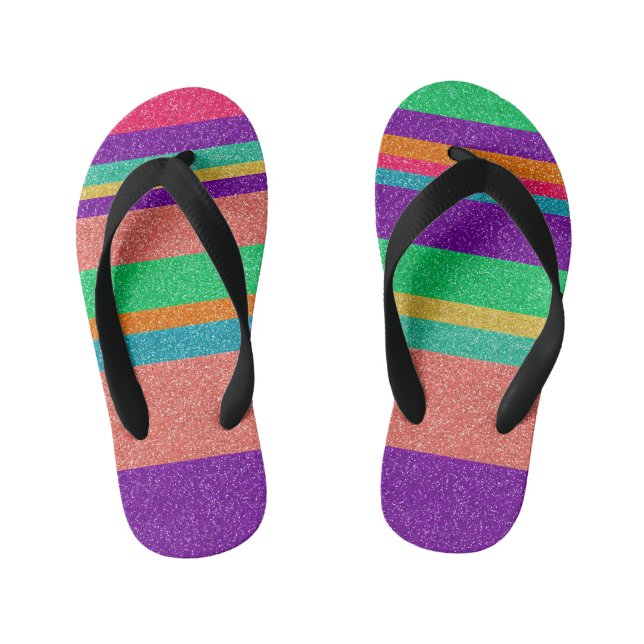 Summer Sole Food Twinkle Zehen Flip Flops Kinderbadesandalen (Fußbett)