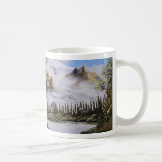 Summer Solitude Oil Gemälde von David Paul Kaffeetasse (Rechts)