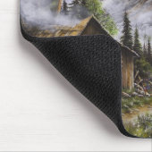 Summer Solitude Oil Gemälde von David Paul Mousepad (Ecke)