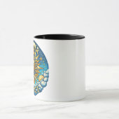Summer Solstice 11oz Schwarze Tasse (Zentrum)