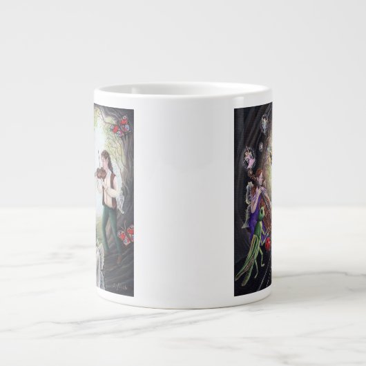 Summer Solstice Fairy Konzert Jumbo-Tasse (Vorderseite)