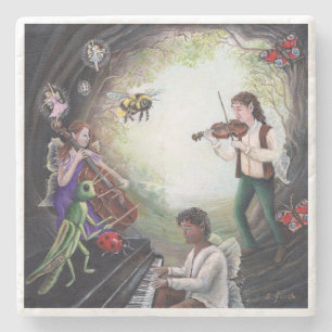 Summer Solstice Fairy Konzert Steinuntersetzer