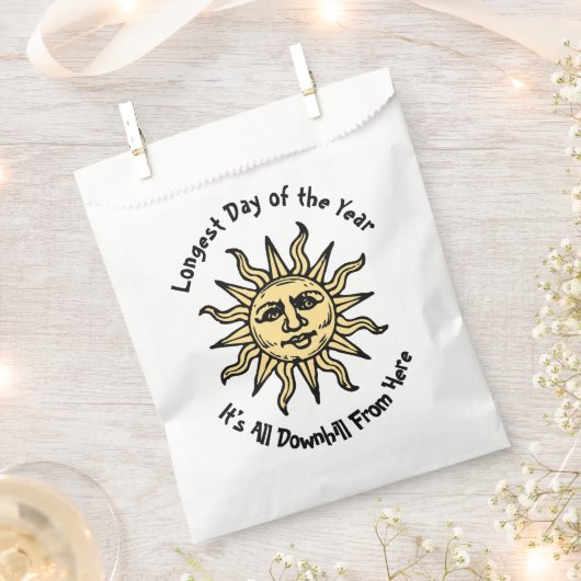 Summer Solstice Gedicht Geschenktütchen (Ausgeschnitten)