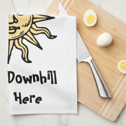 Summer Solstice Gedicht Geschirrtuch (Viertel Falte)