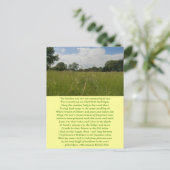 Summer Solstice Haymaking Postcard Postkarte (Stehend Vorderseite)