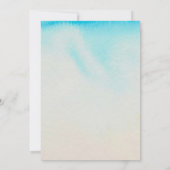 Summer Solstice Sonnenblume Lido Party Einladung (Rückseite)