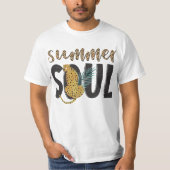 Summer Soul T - Shirt mit Leopard Design (Vorderseite)