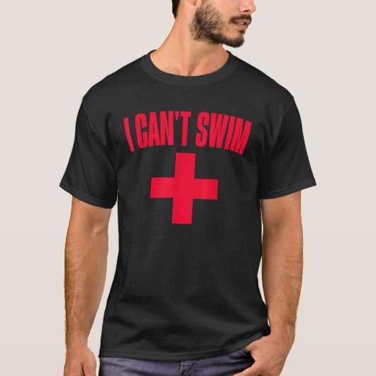 Summer Spaß Funny Pool Rettungsschwimmer T-Shirt I (Vorderseite)