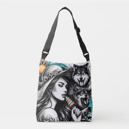 Summer Spirit - Schönheit und die Wölfe Tragetaschen Mit Langen Trägern