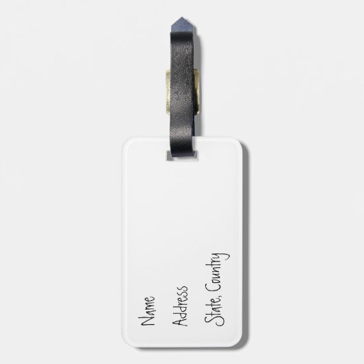 Summer Spitz Gepäckanhänger (Rückseite vertikal)