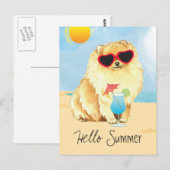 Summer Spitz Postkarte (Vorne/Hinten)