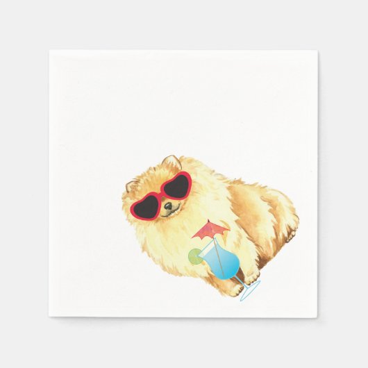 Summer Spitz Serviette (Vorderseite)