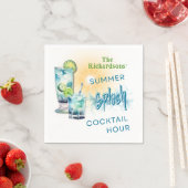 Summer Splash Cocktail Napkin Serviette (Beispiel)