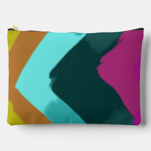 Summer Splash Colorful Abstract Art  Zubehörtasche (Vorderseite)