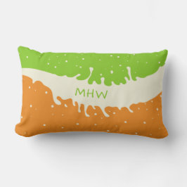 Summer Splash eigene Monogramm Wurfkissen Lendenkissen