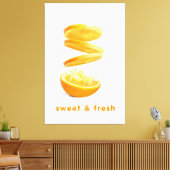 Summer Splash Fruit Wall Art Leinwanddruck (Insitu (Wohnzimmer))