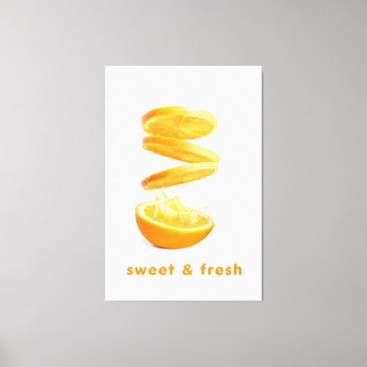 Summer Splash Fruit Wall Art Leinwanddruck (Vorderseite)