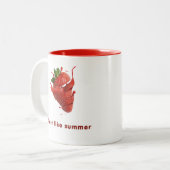 Summer Splash fruits mugs Zweifarbige Tasse (Vorderseite Links)
