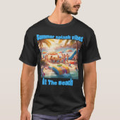Summer Splash Vibes - Beach Party Edition T-Shirt (Vorderseite)