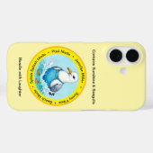 summer Splish Splash fun dressed up Seagull Case-Mate iPhone Hülle (Rückseite (Horizontal))