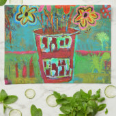 Summer Spray Kitchen Handtuch (Gefaltet)