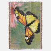 Summer Spring Butterfly - Blanket Decke (Vorderseite Vertikal)