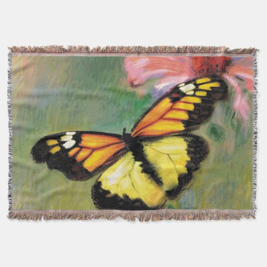 Summer Spring Butterfly - Blanket Decke (Vorderseite)