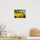 Summer Squash Blossoms Poster Paper (Matte) (Küche)