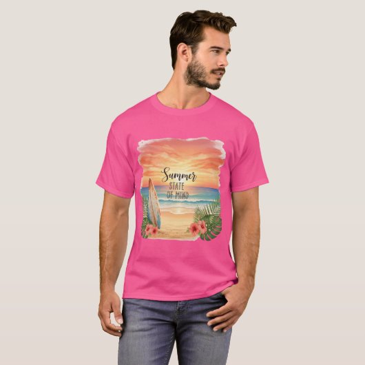 Summer State of Mind Sunset T-Shirt (Vorne ganz)