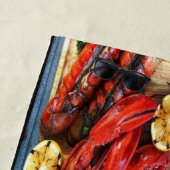 Summer Steak und Shrimp Strandtuch (Beispiel)