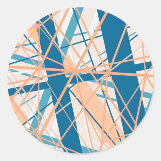 Summer Sticker für Beach Abstrakt Geometric (Vorderseite)