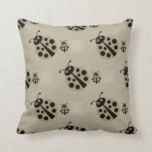 Summer Stone Polka Dot Lady Bugs Pillow Kissen