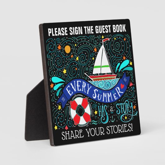 Summer Stories Plaque Fotoplatte (Vorderseite)