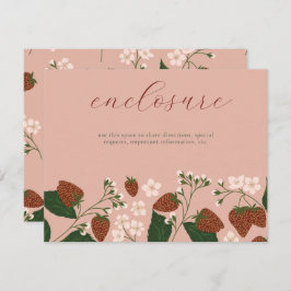 Summer Strawberries Bridal Dusche Einladung