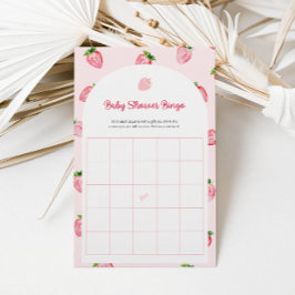 Summer Strawberry Baby Bingo Baby Showspiel