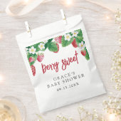 Summer Strawberry Baby Dusche Geschenktütchen (Ausgeschnitten)
